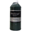 Chromacryl Acrylic Paint Student 1 Litre Forest Green - Office Connect 2018