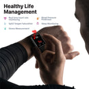 PROMATE IP68 Smart Watch with Handsfee & Large 1.8" DIsplay. Bluetooth Calling. Up to 20 Days Battery Life. Heart Rate/Step/Sleep Tracker. Find Phone. Alarm. 37x Multi-Sport Modes. Black - Office Connect 2018