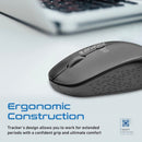 PROMATE Ergonomic Wireless Mouse 800/1200/1600 Dpi. 10m Working Range. Included Nano Receiver. Easy Plug and Play Installation. Compatible with Windows and Mac. Black - Office Connect 2018