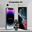 PROMATE IP68 Smart Watch with Handsfee & Large 1.8" DIsplay. Bluetooth Calling. Up to 20 Days Battery Life. Heart Rate/Step/Sleep Tracker. Find Phone. Alarm. 37x Multi-Sport Modes. Black - Office Connect 2018