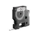 DYMO Genuine D1 Label Cassette Tape 6mm x 7M, Black on White Suitable for the Label Manager and LabelWriter Duo label makers - Office Connect 2018