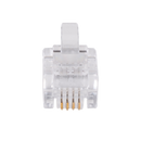 DYNAMIX RJ11 Plug 20pc Bag, 6P4C Modular Plug. 3 micron. - Office Connect 2018