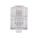 DYNAMIX RJ11 Plug 20pc Bag, 6P4C Modular Plug. 3 micron. - Office Connect 2018