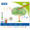 Milan Coloured Pencils Triangular Box 288 Assorted Colours - Office Connect 2018