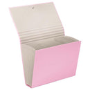 FM A4 File Expanding Pastel Piglet Pink 13 Pocket - Office Connect 2018