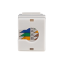 DYNAMIX Slimline Cat6A UTP jack. Colour White - Office Connect 2018