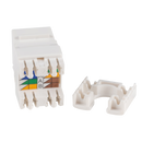 DYNAMIX Slimline Cat6A UTP jack. Colour White - Office Connect 2018