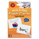 LCBF Write & Wipe Flashcards Sight Words w/Marker - Office Connect 2018