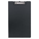 FM Clipboard Black With Flap Foolscap - Office Connect 2018