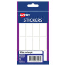 Avery Label White Rectangle 18x38mm 12up 6 Sheets - Office Connect 2018