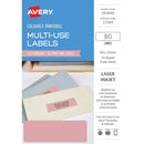 Avery Labels L7264 Salmon 32x94 A5 8up 10 Sheets - Office Connect 2018