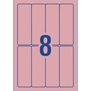 Avery Labels L7264 Salmon 32x94 A5 8up 10 Sheets - Office Connect 2018