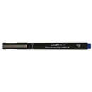 Uni Pin Fineline Permanent 0.8mm Blue 08-200 - Office Connect 2018