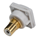 AMDEX White RCA to RCA Jack. Gold Plated - Office Connect 2018