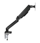BRATECK Elegant 17"-32" Counter Balance Monitor Desk Mount. Max Load up to 9Kgs. VESA 75x75 & 100x100. Gas Spring with Matt Plastic Surface. Extend, Tilt & Swivel. Black Colour - Office Connect 2018