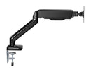 BRATECK Elegant 17"-32" Counter Balance Monitor Desk Mount. Max Load up to 9Kgs. VESA 75x75 & 100x100. Gas Spring with Matt Plastic Surface. Extend, Tilt & Swivel. Black Colour - Office Connect 2018