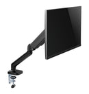 BRATECK Elegant 17"-32" Counter Balance Monitor Desk Mount. Max Load up to 9Kgs. VESA 75x75 & 100x100. Gas Spring with Matt Plastic Surface. Extend, Tilt & Swivel. Black Colour - Office Connect 2018