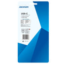 JACKSON 3.4A Portable Powerboard. Includes 2x USB-A & 2x USB-C Ports Plus 1x 3-Pin Socket. 230-240Vac, 50Hz, 10A. Charge 4x Devices Simultaneously. Compact Design. For Indoor Use Only. 1m Power Lead. - Office Connect 2018