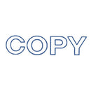 Dixon Stamp 011 Copy Blue Pre Inked - Office Connect 2018