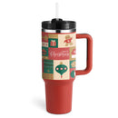 40 Oz Tumbler With Handle Straw Insulated, Stainless Steel Spill Proof Vacuum Coffee Cup Tumbler With Lid Tapered Mug Gifts For Valentine Lover Suitable For Car Gym Office Travel - Office Connect 2018