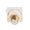AMDEX White RCA to F Connector. Gold Plated - Office Connect 2018
