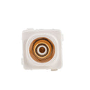 AMDEX White RCA to F Connector. Gold Plated - Office Connect 2018
