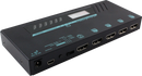 REXTRON 1 in 4 Out 18G HDMI 2.0 Splitter. Supports Ultra-HD Resolution up to 4K@60Hz Max Res: (3840x2160). LED Indicators, Supports EDID, Automatic Power Save, Easy Install. - Office Connect 2018