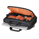 EVERKI Advance Briefcase 17.3'', Separate zippered accessory pocket, Front stash pocket, Trolley handle pass through strap, Ergonomic shoulder pad - Office Connect 2018