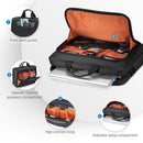 EVERKI Advance Briefcase 18.4'', Separate zippered accessory pocket, Front stash pocket, Trolley handle pass through strap, Ergonomic shoulder pad - Office Connect 2018