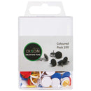 Dixon Drawing Pins Coloured Pack 100 - Office Connect 2018