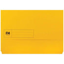 FM Document Wallet Yellow Foolscap - Office Connect 2018
