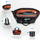 EVERKI Business Slim Tote Bag with Padded Pocket. Fits up to 15.6" Laptops. Trolley Handle Pass Through. Back Zippered Pocket to Stow Essentials. Durable Zippers. Lifetime Warranty. Black Colour - Office Connect 2018