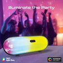 PROMATE 10W Wireless HD Bluetooth Portable Speaker with LED Lighting. Built-in 2200mAh Battery, Up to 10 Hours Playback, Connect 2x LUMIBAR for Stereo Sound, IPX5 Water-Resist AUX, USB, 180 Degree Light Show. - Office Connect 2018
