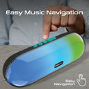 PROMATE 10W Wireless HD Bluetooth Portable Speaker with LED Lighting. Built-in 2200mAh Battery, Up to 10 Hours Playback, Connect 2x LUMIBAR for Stereo Sound, IPX5 Water-Resist AUX, USB, 180 Degree Light Show. - Office Connect 2018