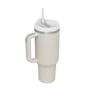 40 Oz Tumbler With Handle Straw Insulated, Stainless Steel Spill Proof Vacuum Coffee Cup Tumbler With Lid Tapered Mug Gifts For Valentine Lover Suitable For Car Gym Office Travel - Office Connect 2018