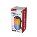 PROMATE 20W Wireless HD Bluetooth Portable Speaker with LED Lighting. Built-in 4000mAh Battery, Up to 8 Hours Playback, Built-in Sillicone Handle, Connect 2x SPECTRO-20 for Stereo Sound, IPX5 Water-Resist. - Office Connect 2018