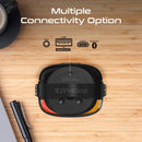 PROMATE 20W Wireless HD Bluetooth Portable Speaker with LED Lighting. Built-in 4000mAh Battery, Up to 8 Hours Playback, Built-in Sillicone Handle, Connect 2x SPECTRO-20 for Stereo Sound, IPX5 Water-Resist. - Office Connect 2018