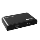LENKENG 1-In-2-out HDMI Splitter with HDR & EDID. Supports UHD Res up to 4K2K@30/60Hz HDMI 2.0 & HDCP2.2 Compliant. Low Power Consumption. Plug & Play. Solid Metal Housing. - Office Connect 2018