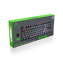 VERTUX HyperSpeed Mechanical Gaming Keyboard. RGB LED Backlit Keys. Built-in 2000mAh Battery. All Keys are Anti-Ghosting. Connects Wirelessly via Bluetooth or USB-C. 2000mAh Battery for 12 Hours Life - Office Connect 2018