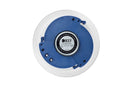 KEF Ultra Thin Bezel 6.5'' Round In-Ceiling Speaker. 160mm Uni-Q driver with 16mm aluminium dome tweeter with tangerine waveguide. Magnetic grille. IP64 rated. Sold individually - Office Connect 2018