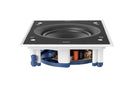KEF Ultra Thin Bezel 6.5'' Rectangular In-Wall Speaker. 160mm Uni-Q driver with 16mm aluminium dome tweeter with tangerine waveguide. Magnetic grille. IP64 rated. Sold individually - Office Connect 2018