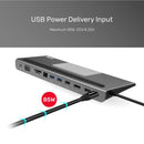 UNITEK 11-in-1 USB-C Ethernet Hub and Docking Station. MST - Triple Displays - HDMI + VGA + DisplayPort Power Delivery 85W, SD and MicroSD Card Reader. Laptop and Mobile JUNE Promo - Includes FREE C137W - Office Connect 2018