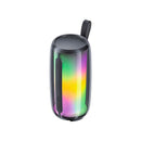 PROMATE 8W Wireless HD Bluetooth Portable Speaker with LED Lighting. Built-in 2200mAh Battery, Up to 6 Hours Playback. Connect 2x for Stereo Sound, IPX4 Water-Resist 360 Degree Light Show. - Office Connect 2018