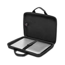 EVERKI EVA Hard Shell 11.7'', with High-Density Memory Foam to Protect Chromebooks/Laptops up to 11.7''. Includes Hook & Loop Strap for Added Protection. Dual handles for Easier Carrying. Black Colour.
