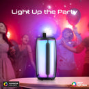 PROMATE 8W Wireless HD Bluetooth Portable Speaker with LED Lighting. Built-in 2200mAh Battery, Up to 6 Hours Playback. Connect 2x for Stereo Sound, IPX4 Water-Resist 360 Degree Light Show. - Office Connect 2018