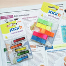 Stick'n Pop Up Flags 45x12mm 150 Sheets 5 Colours - Office Connect 2018