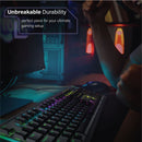 VERTUX High Performance Mechanical Gaming Keyboard with RGB Backlight. Blue Mechanical Keys for Faster Tactical Response.100% All-key Anti Ghosting. 6 Rainbow light effect - Office Connect 2018