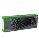VERTUX High Performance Mechanical Gaming Keyboard with RGB Backlight. Blue Mechanical Keys for Faster Tactical Response.100% All-key Anti Ghosting. 6 Rainbow light effect - Office Connect 2018