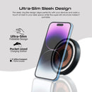 PROMATE 2-in-1 Pocket-Sized 15W Magsafe Wireless Charging Station. 3W Apple Watch Charger. Pocket-Sized Foldable Design. Includes 1m Cable. USB-C Port. - Office Connect 2018