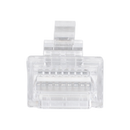 DYNAMIX RJ45 Plug 20pc Bag, 8P8C Modular Plug (Flat, Stranded). 50 micron - Office Connect 2018